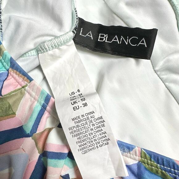 La Blanca | Women | Riviera Renewal Tummy Control One Piece Swimsuit | US 6 - Picture 7 of 15